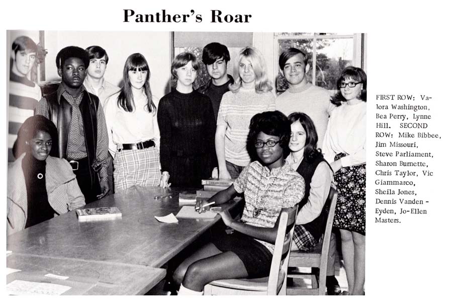Panthers Roar newspaper staff